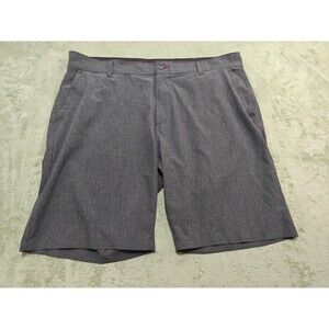 Burnside Shorts Mens Size 38 Charcoal Heather Quick Dry Stretch Chino Boardshort